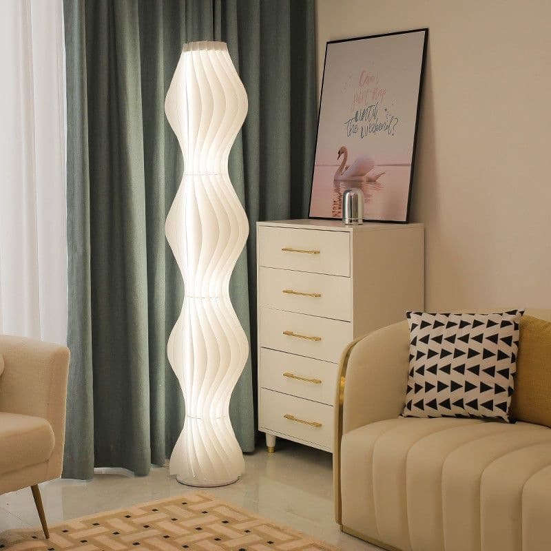 Cream Style Ins Floor Lamp Grass Skirt Design Living Room Bedroom Nordic Atmosphere Light