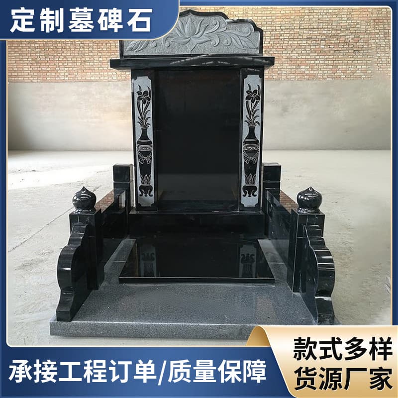 Cemetery engraved tombstones, artistic stones, custom designs supported, natural stone manufacturer wholesale