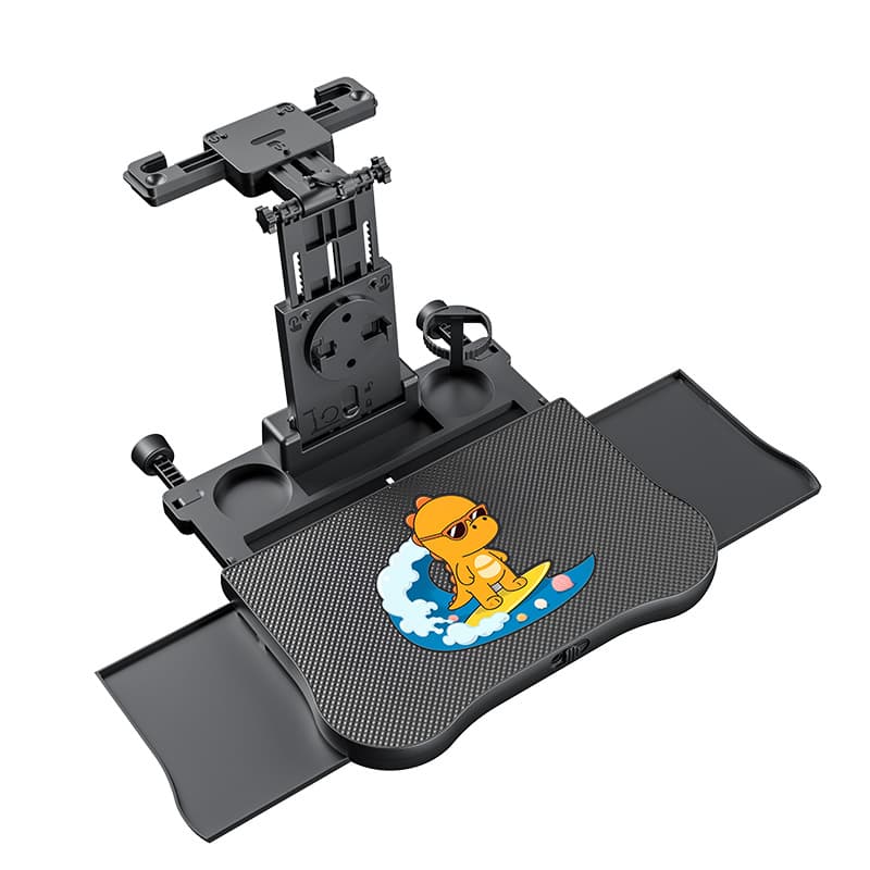 Hot Selling Car Travel Table Multifunctional Vehicle Seat Back Small Table Adjustable Adult Child Cup Computer Stand