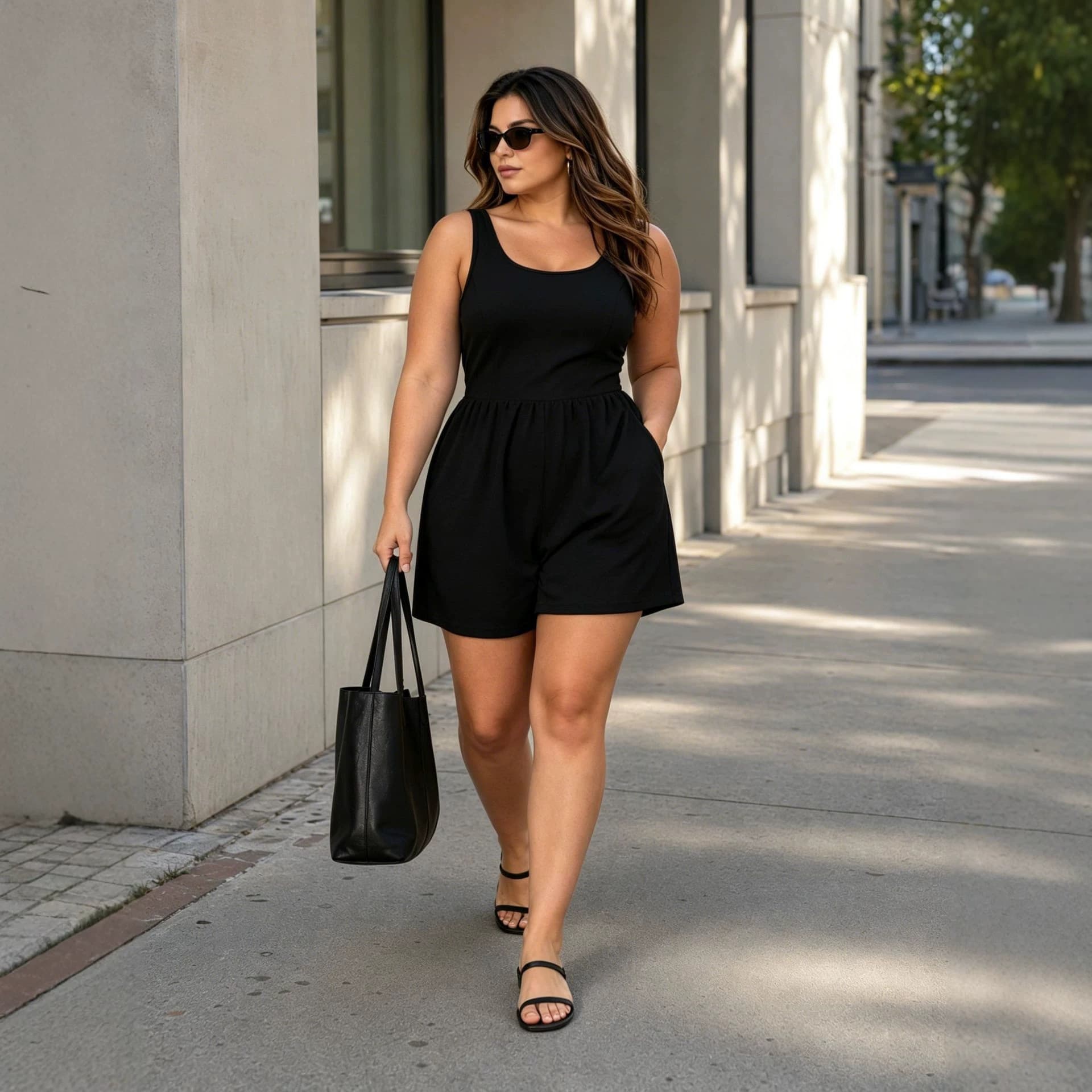 Amazon Hot Selling Women's Casual Jumpsuit Summer Vest Style Backless Short Jumpsuit Sport Bodysuit