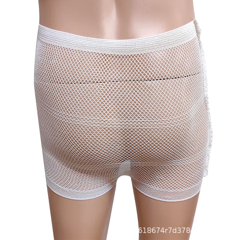 Disposable elastic mesh pants mesh pants maternity care panties incontinence panties SPA beauty salon shorts wholesale.