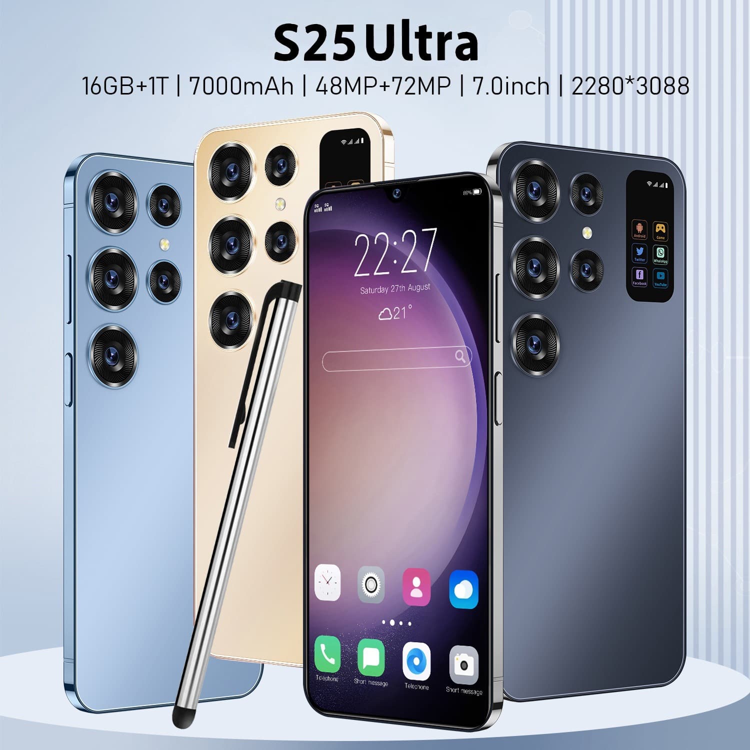 Cugo Cross-Border Mobile Phone S25 Ultra Global Version 3G 2+16GB Foreign Trade Machine