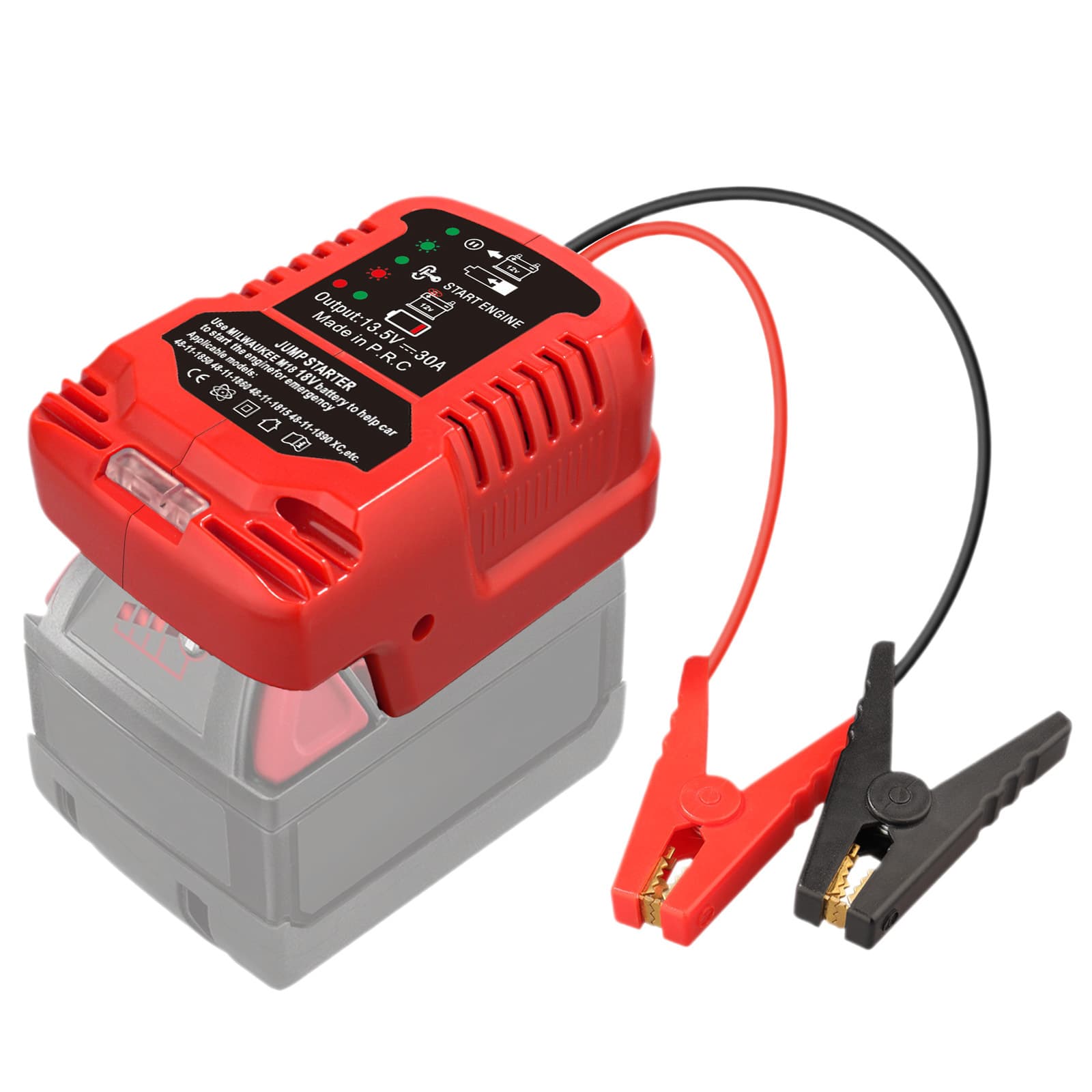 Factory Supply Car Emergency Jump Starter Compatible with Makita Milwaukee 18-20V Lithium Battery Power Tools