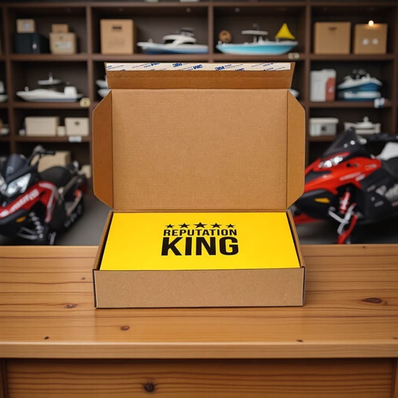 Zipper Airplane Box Cross-Border E-Commerce Logistics Glue-Free Self-Sealing Corrugated Paper Box Express Delivery Carton Easy-Tear Packaging Box