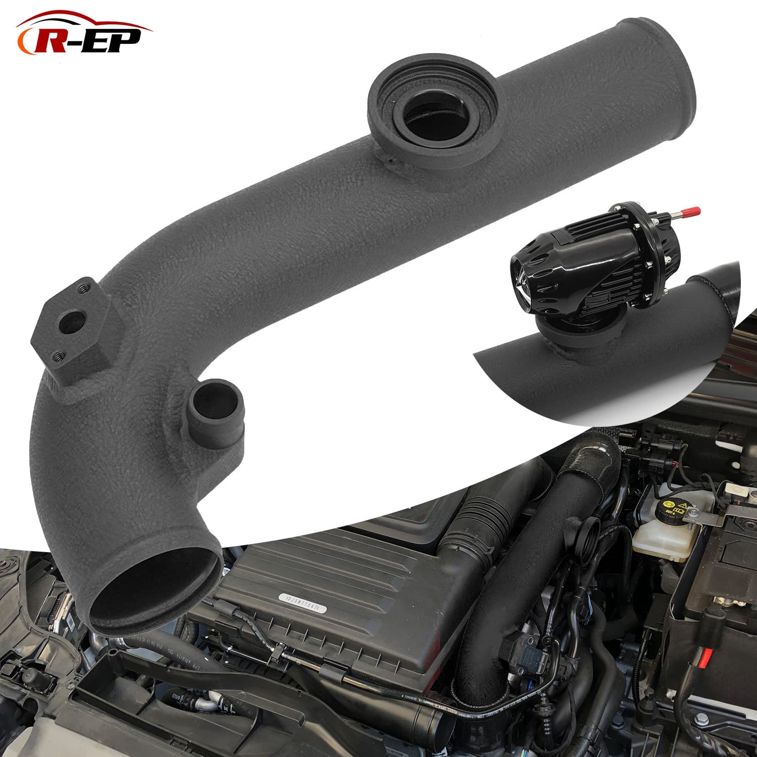 Car Turbocharger Pipe with Blow-Off Valve BOV Kit for Volkswagen Golf EA211 Engine
