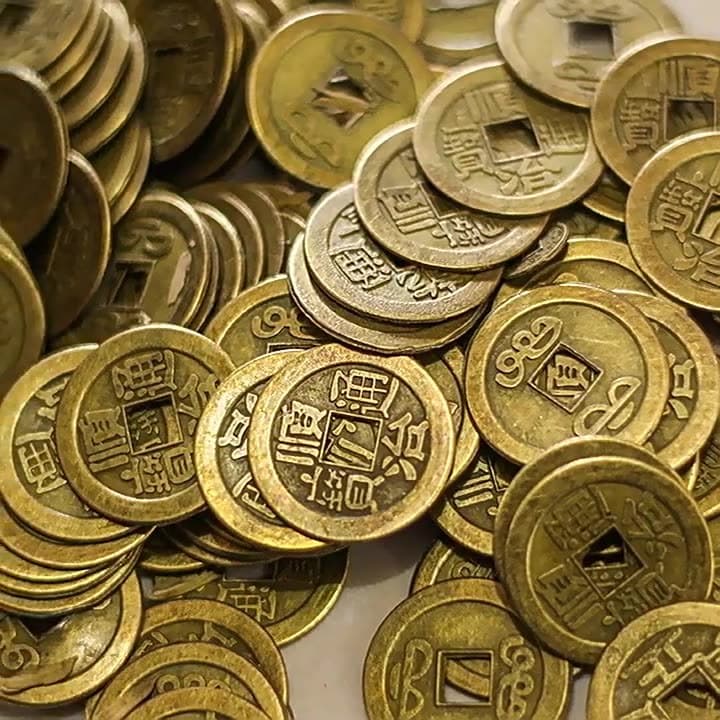 Zinc alloy Five Emperors coins in bulk antique wholesale alloy large copper coins coins metal imitation Qing Dynasty copper coins retail large coins