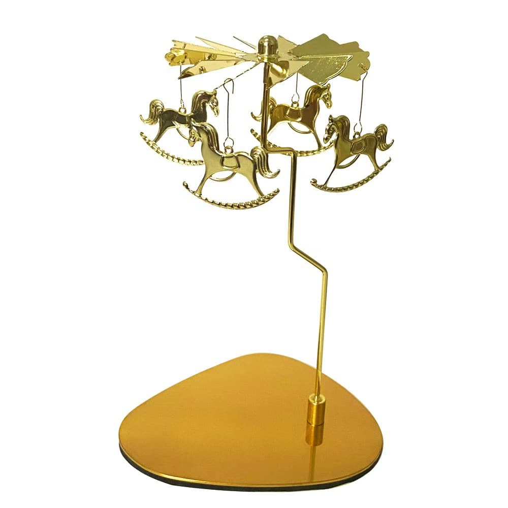 Factory Direct Aromatherapy Candle Tool Carousel with Triangular Tray Rotating Candle Holder Lantern