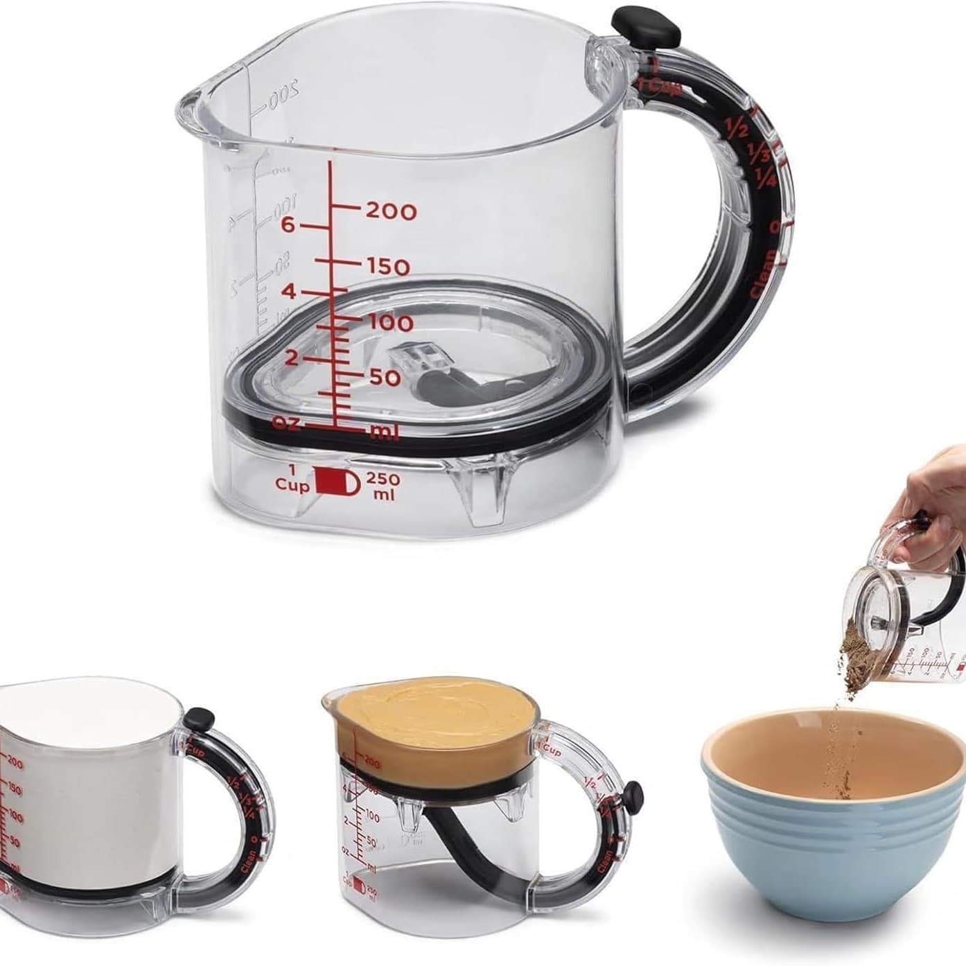 Cross-border new product All-in-one adjustable measuring cup Multifunctional adjustable measuring cup