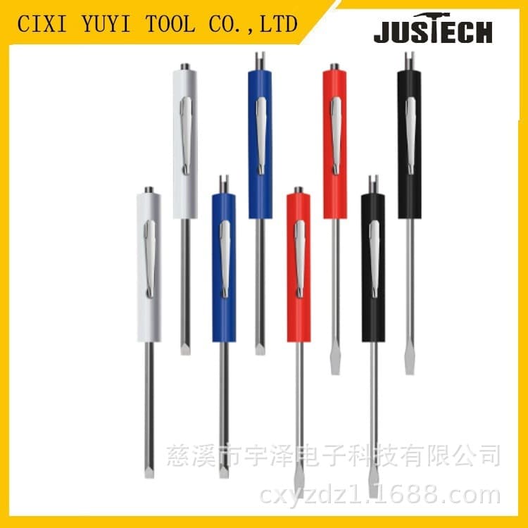 Pen-shaped Screwdriver Dual-head Replaceable Pen Screwdriver Clip Screwdriver Gift Manual Screwdriver