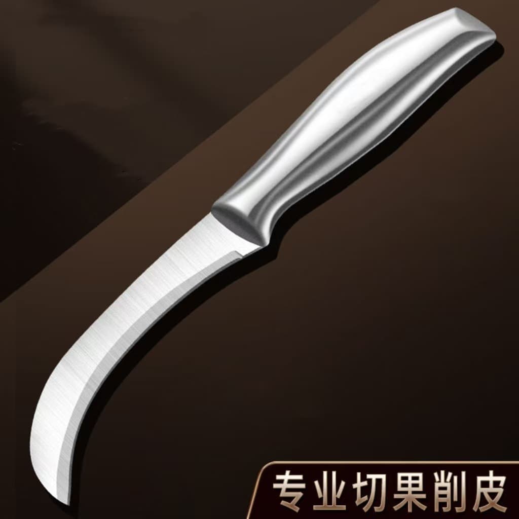 Factory Wholesale Stainless Steel Curved Knife Banana Peeler Pineapple Knife Fruit Knife Special Divider Multi-Function Fruit Knife