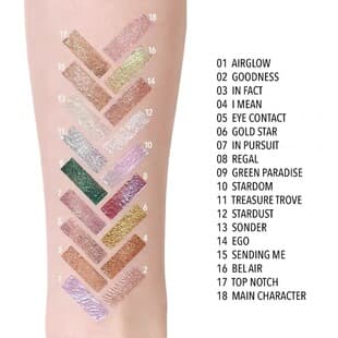 Liquid Eyeshadow Diamond Shimmer Liquid Eyeshadow Single Color Eyeshadow Long-Lasting No Smudge