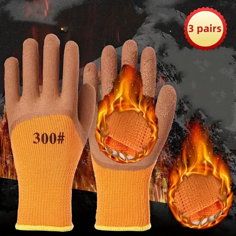 2026 New Cross-border Drop Shipping 3 Pairs of Winter Outdoor Warm Gloves for Skiing and Cold Weather