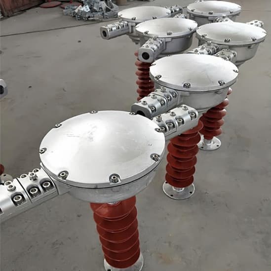 Post-type OPPC optical cable intermediate joint box, 35KV line optical cable splice box, insulator, power transmission optical cable connection