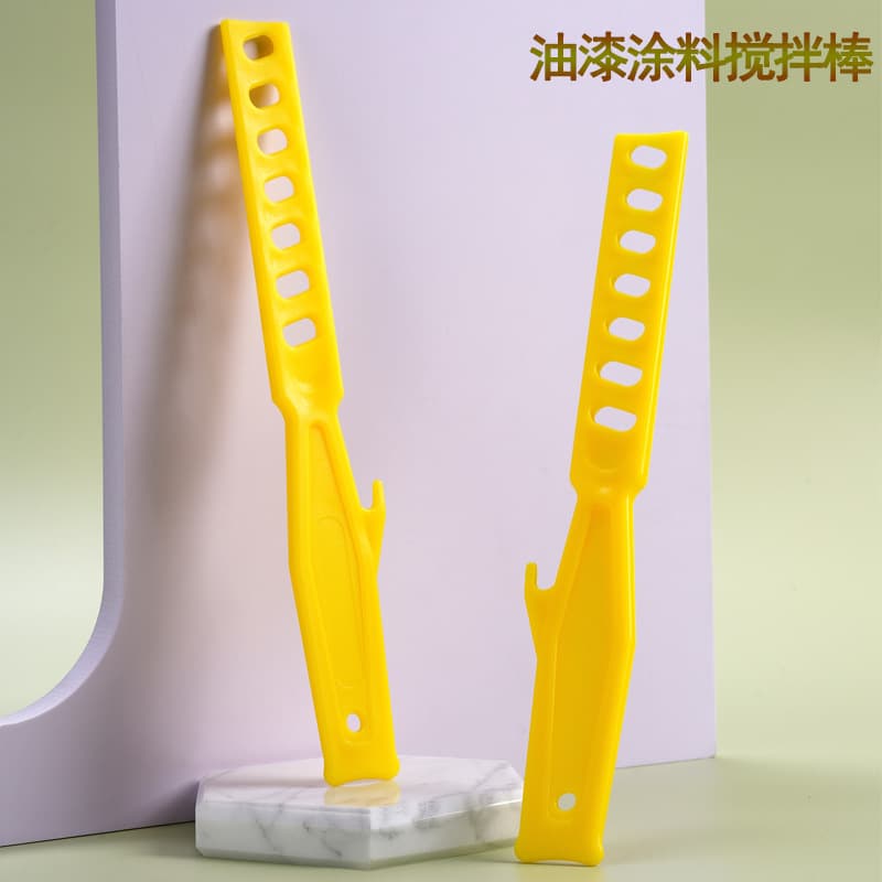 Manufacturer wholesale plastic paint color mixing sticks, manual stirrers, latex paint mixing rods, coating agitation sticks