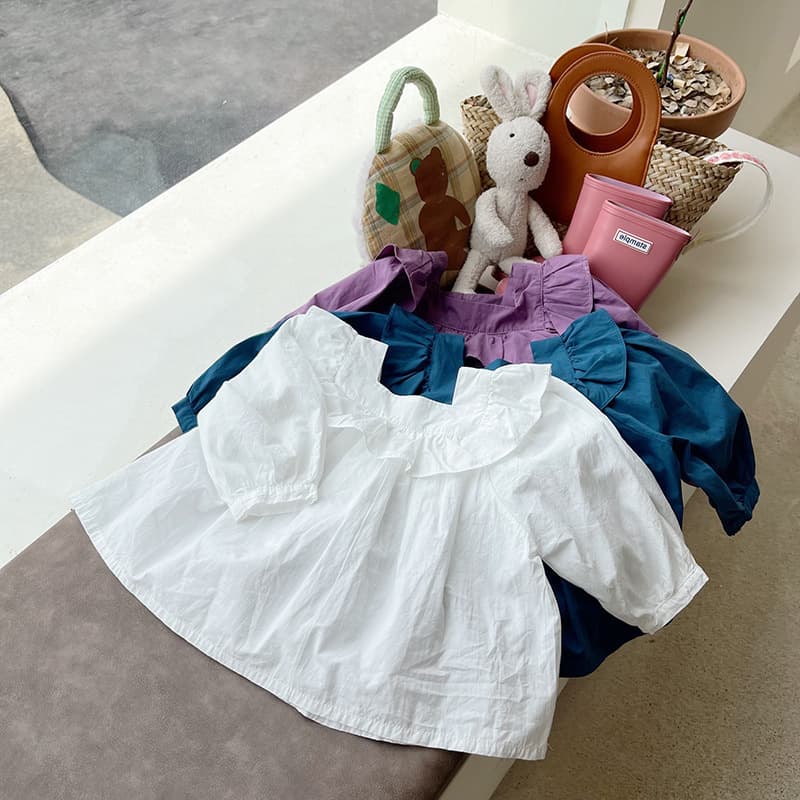 Children's Clothing Wholesale Girls T-Shirt Spring/Fall 2025 New Style Kids Little Girl 3-8 Years A-Line Loose Long Sleeve Top Shirt