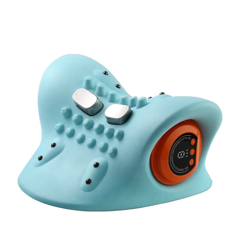 Factory Direct Cervical Massager for Adults, Portable Neck and Head Acupressure Massage Pillow for Cervical Rehabilitation and Traction