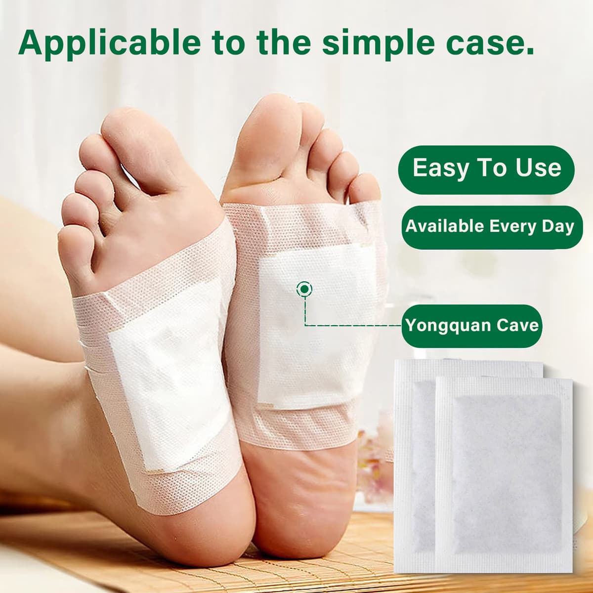 Cross-border exclusive supply sleep foot patch for external use on soles, old Beijing mugwort ginger sole patch