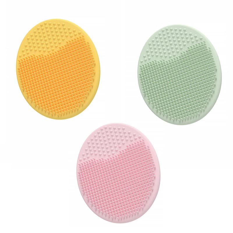 Newborn Baby Silicone Shampoo Brush for Scalp Cleaning, Cradle Cap Remover, Bathing Tool