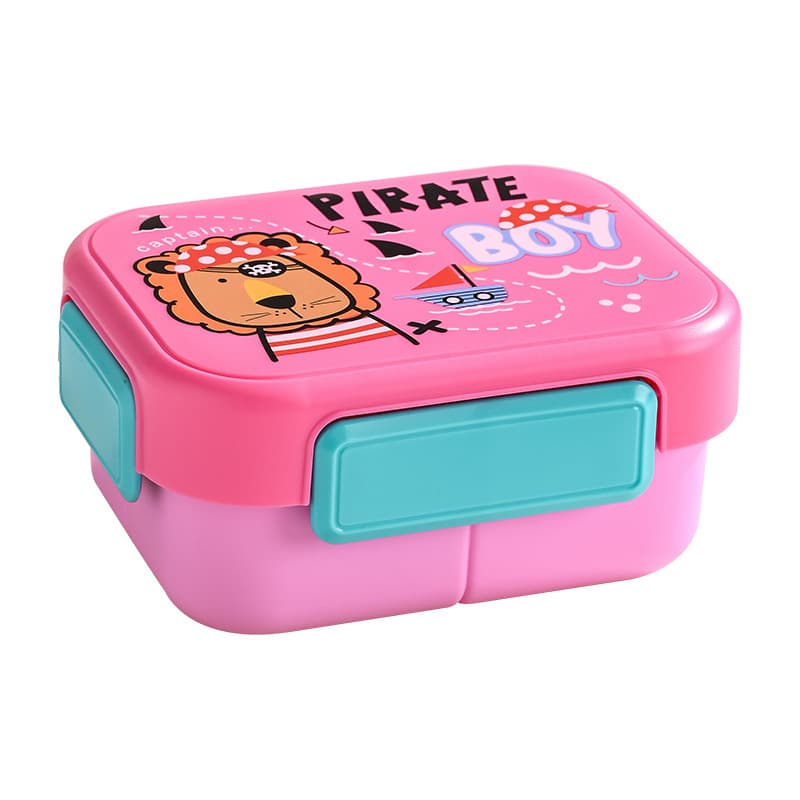 Kids Stainless Steel Portable Lunch Box, Creative Cartoon Divided Food Container for Separating Rice and Dishes, Student Thermal Lunch Box Factory