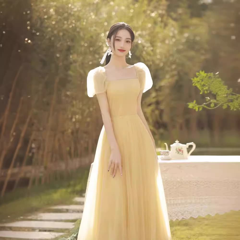 Forest-style Bridesmaid Dress 2026 New Summer Fairy-tale Wedding Sisterhood Gown Slimming Unique Premium Look