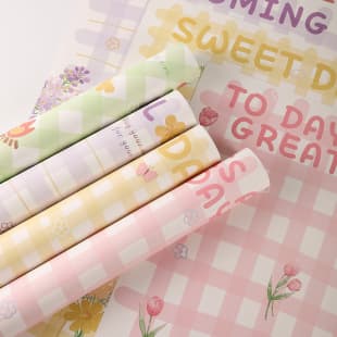 Graduation Season New Floral Wrapping Paper Kraft Paper Flower Shop Bouquet Wrapping Material Thickened Bouquet Paper Supplies Wholesale