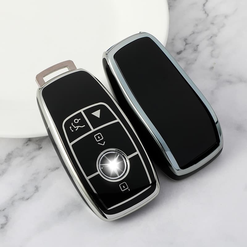 Benz GLS450 Import Car Key Cover Compatible with GLE450/350 Shell Version GLC300 Business Style TPU Material Key Case
