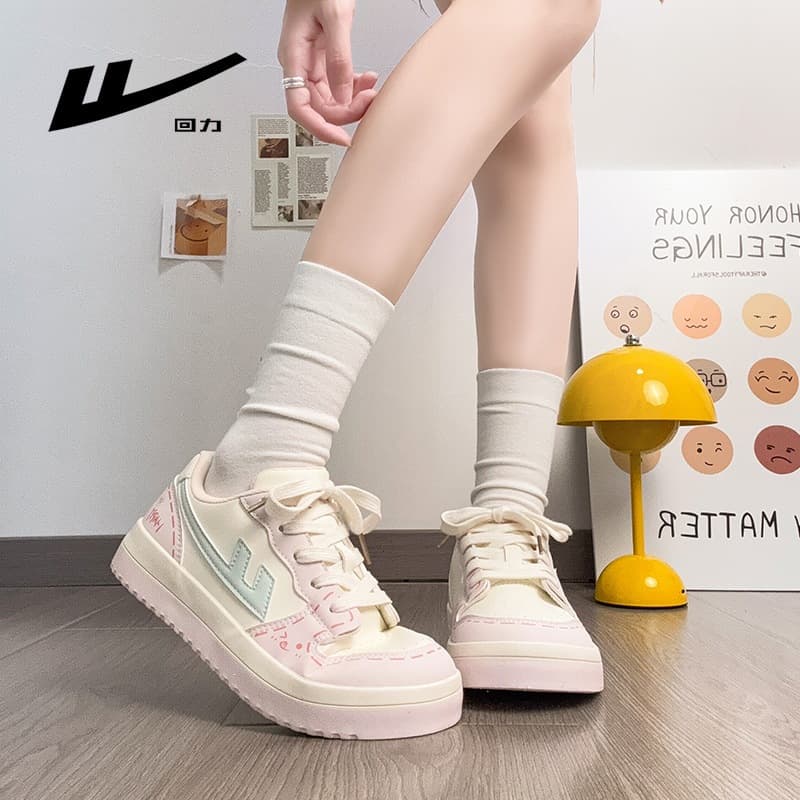2026 New Thick-Soled Color-Block Sneakers, Cute Comfortable Versatile Casual Shoes, High-Fashion Korean Style Women's Shoes