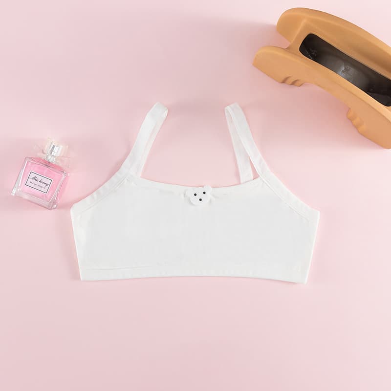 Children's Sports Bra for Developmental Stage, I-Back Vest for Elementary School Girls, First Stage Bra for Teen Girls Summer