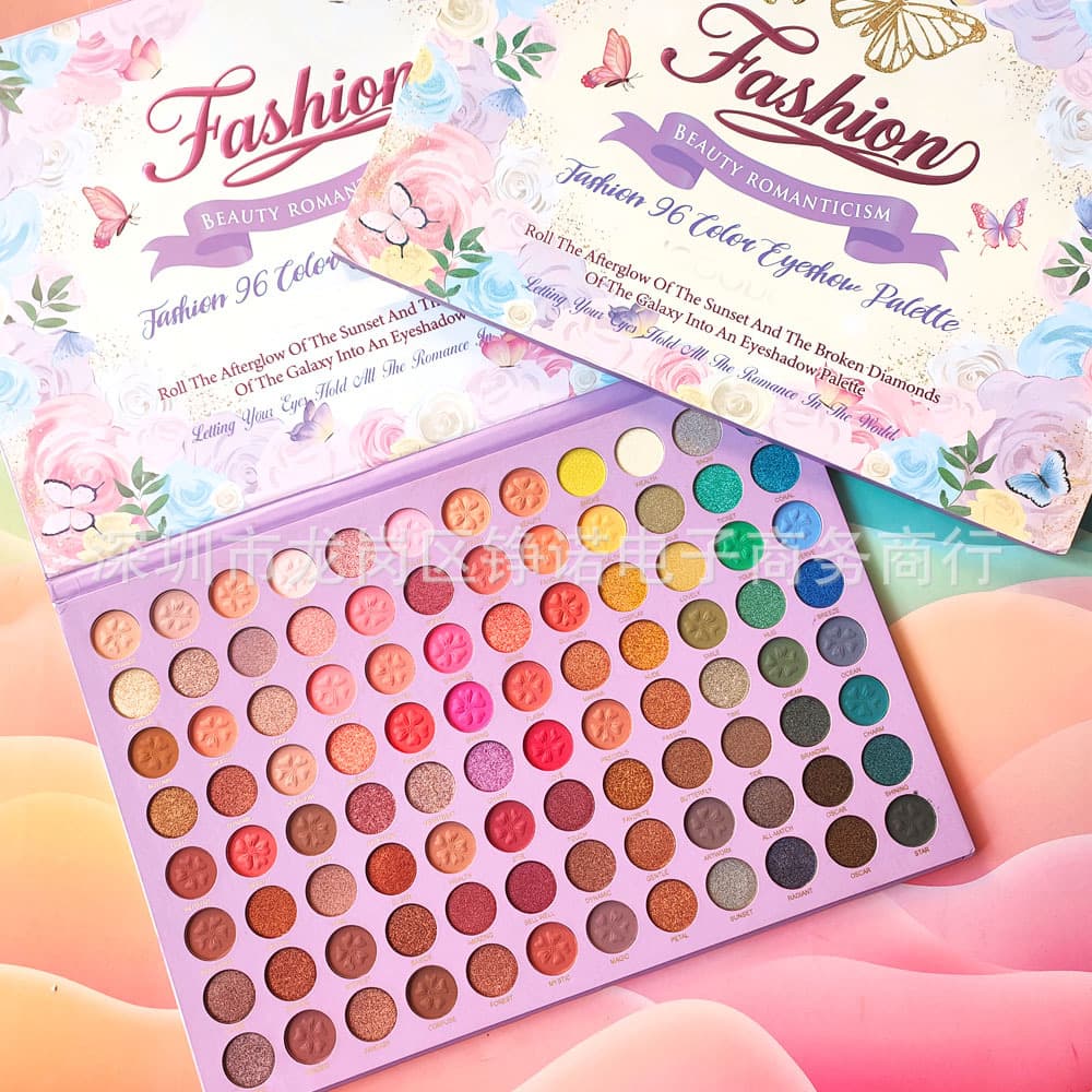 Cross-Border 99-Color Stage Makeup Eyeshadow Palette Earth Tone Shimmer Matte Performance COS Studio Makeup Artist Eyeshadow