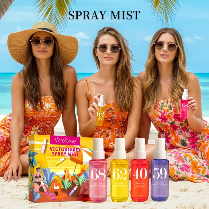 Cross-Border Exclusive Supply - Perfume Spray Alcohol-Free Beach Brazilian Set Body Hair Fragrance Spray Long-Lasting Fragrance