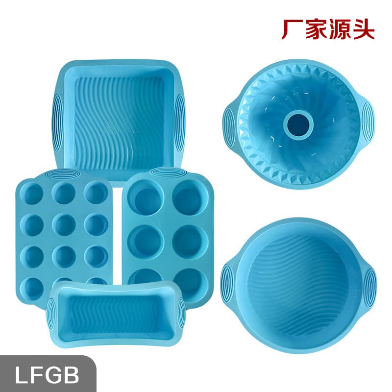 Multi-Style Baking Tools Pastry Silicone Mold High Temperature Steam Cooking Handmade Toast Making Model Cake Mold