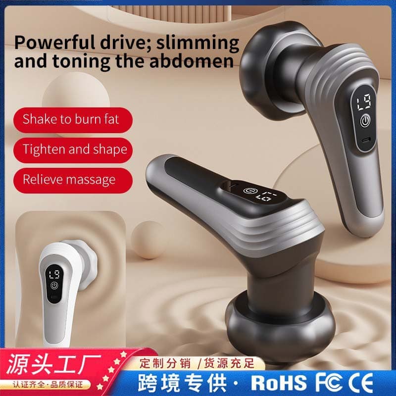 Cross-Border Electric Massager for Cervical Spine, Waist, Back, and Leg Meridian Therapy, Handheld Massager, Multi-Functional Body Massager