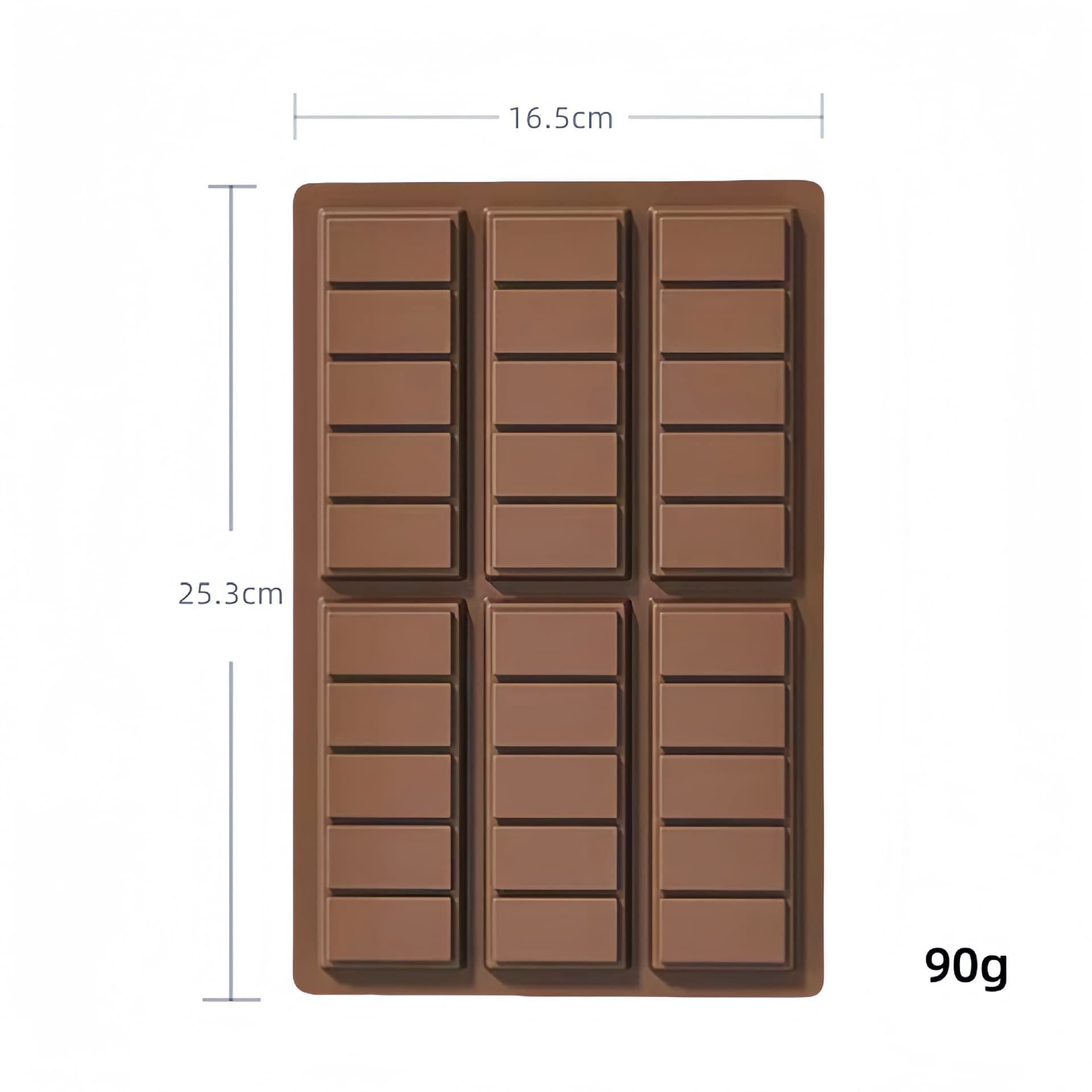 Best-selling Cross-border Chocolate Mold, Food-grade Silicone, Easy Release Baking Tool