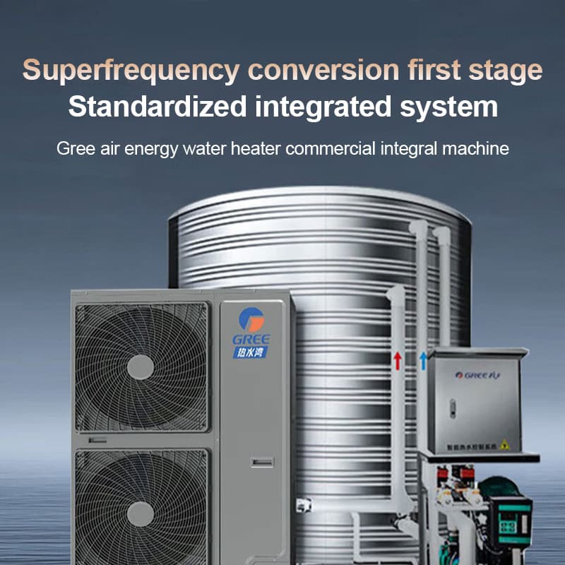 Air energy water heater commercial air source heat pump with grade one energy efficiency.