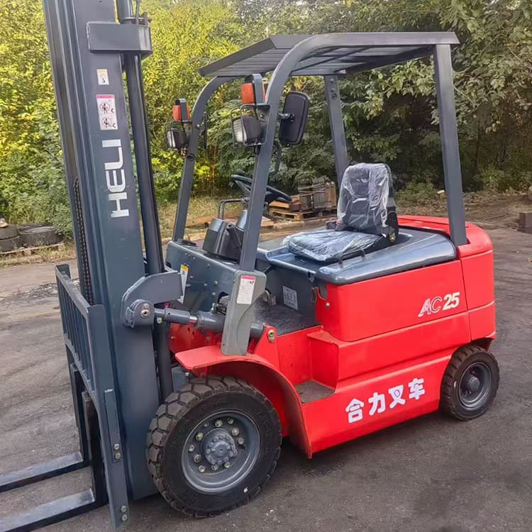 Free shipping HeLi 2.5-ton electric forklift, used forklift, 3m/4m battery forklift with 7-hour endurance