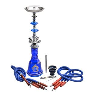 Cross-Border Supply Double-Hose Triple-Hose Quadruple-Hose Hookah Glass, Arabic Acrylic Hookah, KTV Bar Hookah