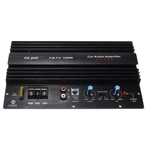 Car 10-inch 12-inch Subwoofer Amplifier Board 12V High Power Car Audio PA-80D Amplifier Board 1000W