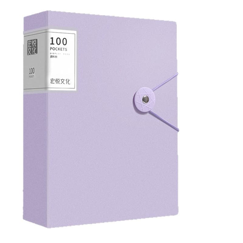 Document Organizer Bag A4 File Book Colored Folder Elementary Student Storage Book A4 Cross-border File Bag Stationery Wholesale