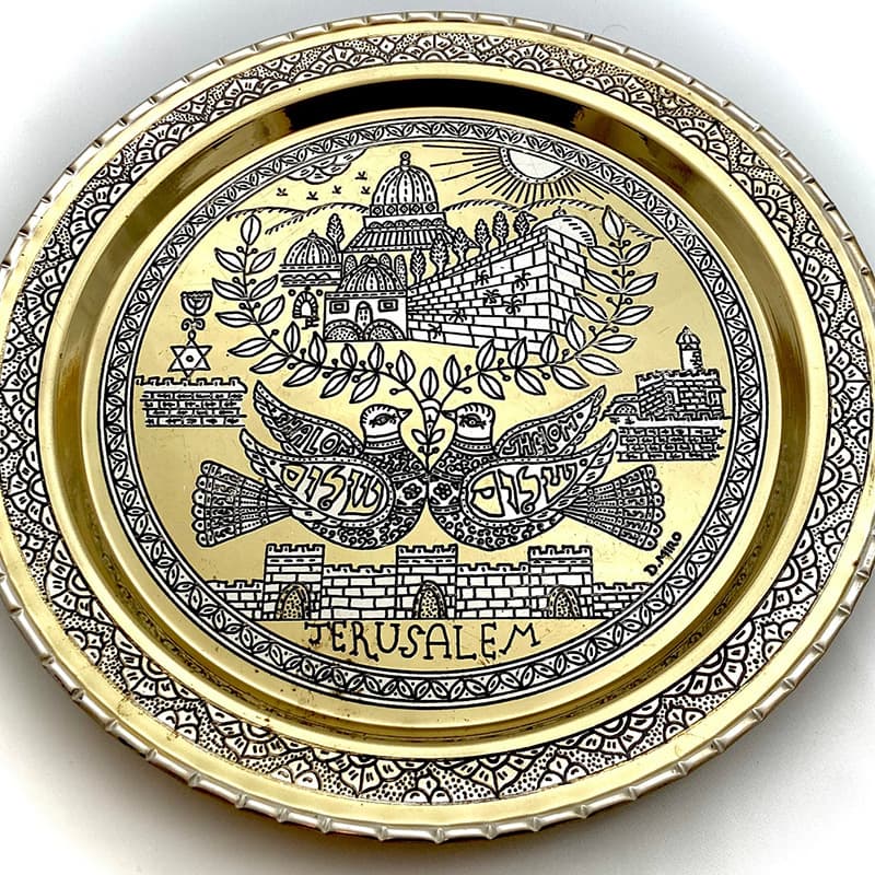 Cross Border Pallet Israeli Metal Crafts Jerusalem Jewish Gifts Shabbat Holiday Vintage Crafts