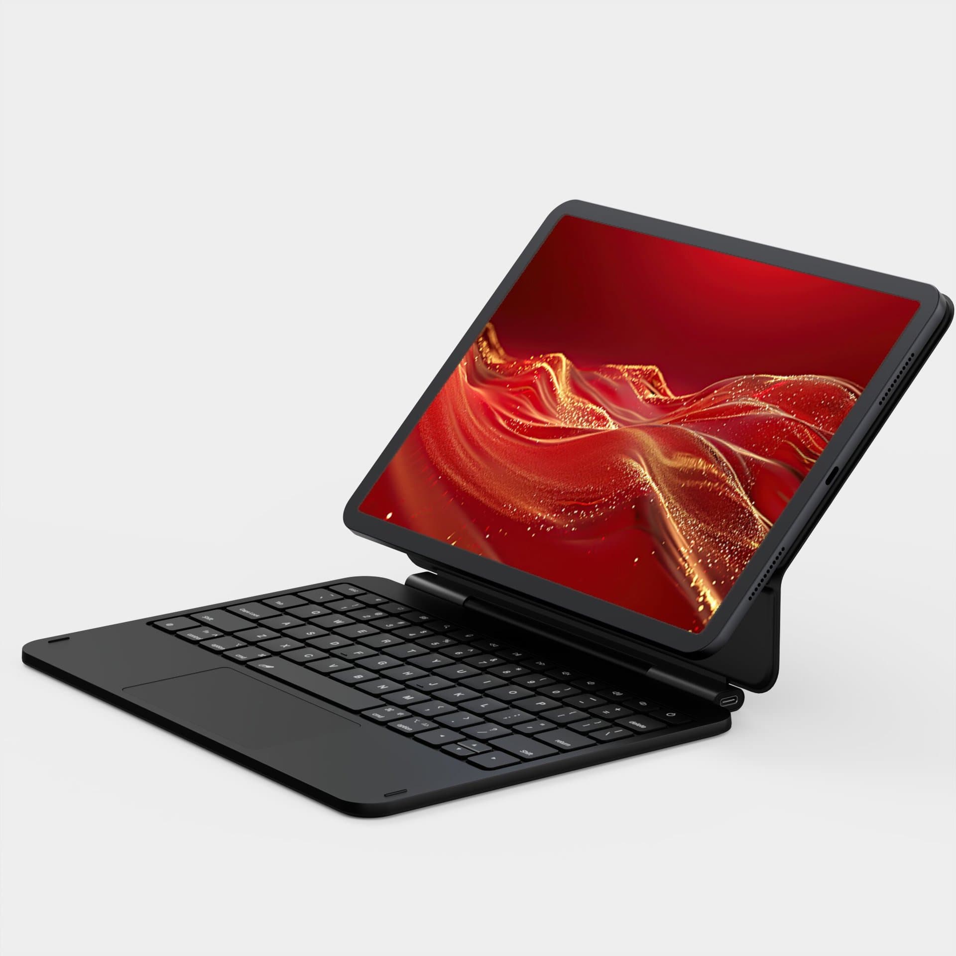 Compatible with iPad Air 8, direct contact Magic Keyboard, ultra-slim Magic Keyboard, supports fast charging, tablet protective case
