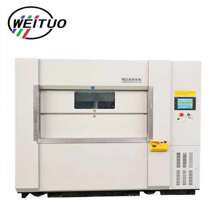 VW900L linear vibration friction welding machine welds washing machine drum
