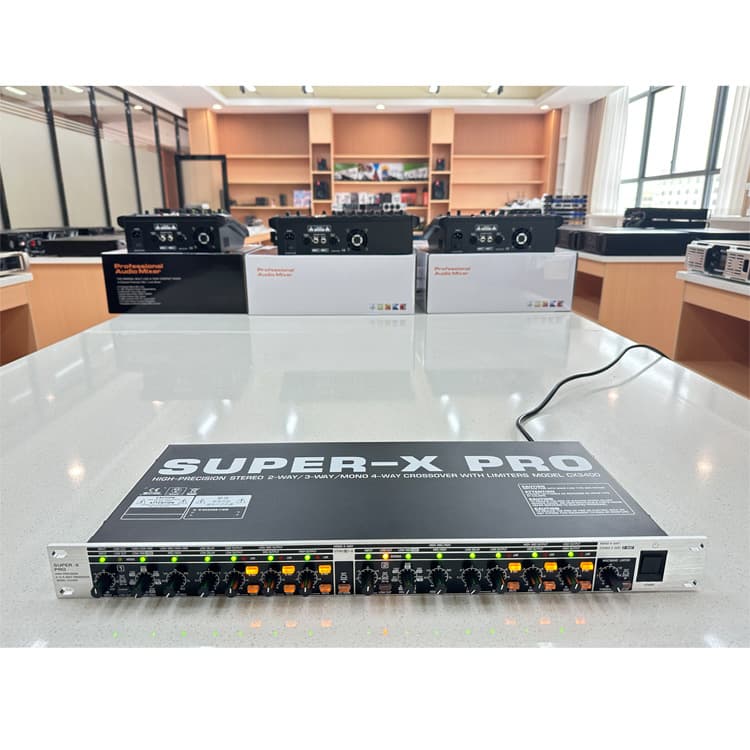 Cx3400 Crossover Professional 2-Way 3-Way 4-Way Audio System Stage Performance Digital Cross Crossover