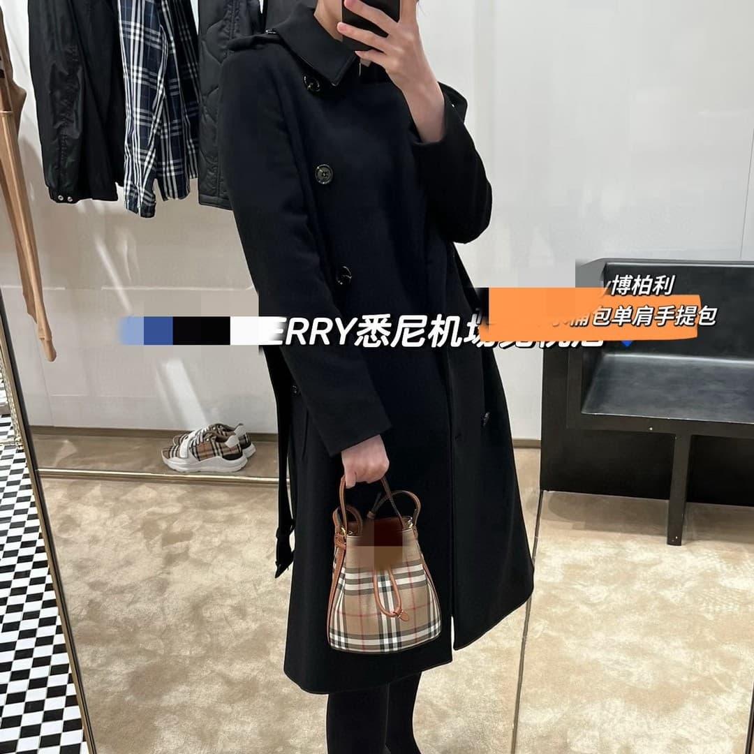 25 Early Spring New Balenciaga Classic Trench 100% Wool Belted Long Double-Breasted Wool Coat for Women