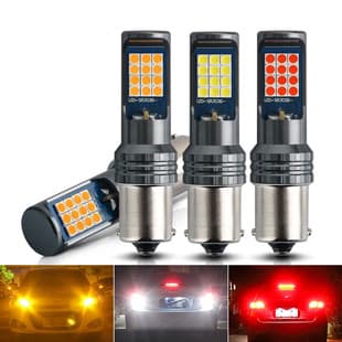 Modified Car LED Turn Signal Light BA15S BAU15S BAY15D 1157 3030 24 Brake Light