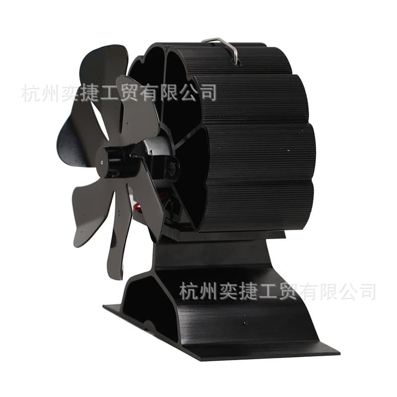 Mini Fireplace Fan New Thermal Power Fan Eco Wood Fireplace Heating Stove Heat Fan Cross-border