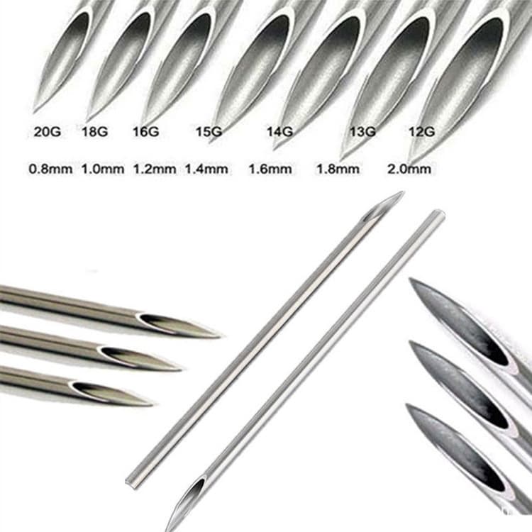 Factory Direct Sales Nose Nail Accessories Piercing Set Human Body Piercing Jewelry Disposable Piercing Tools