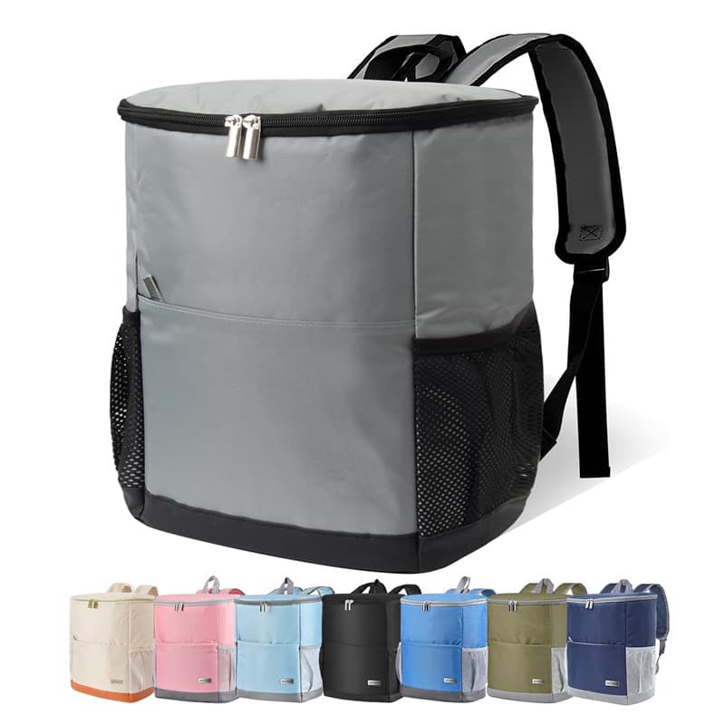 Cross-Border Supply Insulated Picnic Backpack Double-Shoulder Thermal Bag Outdoor Cooler Bag Thickened Leak-Proof Picnic Bag