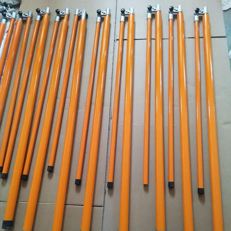 Insulated vernier distance measuring rod telescopic height measuring pole for vehicles and trucks with telescopic operating rod