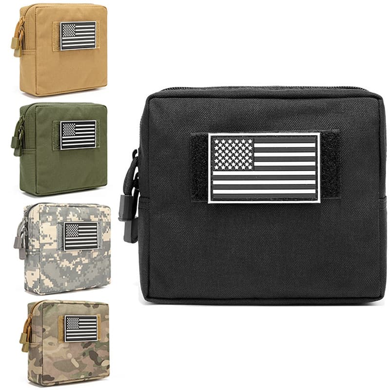 Tactical Accessory Waist Bag MOLLE Multifunctional EDC Kit Storage Bag Portable Ultra-Light Waterproof Hanging Waist Bag