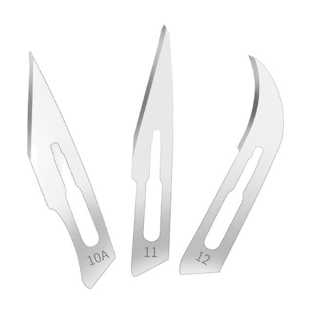 Sharp Extra-Fine Carbon Steel Wax Carving Knife 10A Blade Craft Knife Sandpaper Cutting Mini Compact Alloy Handle